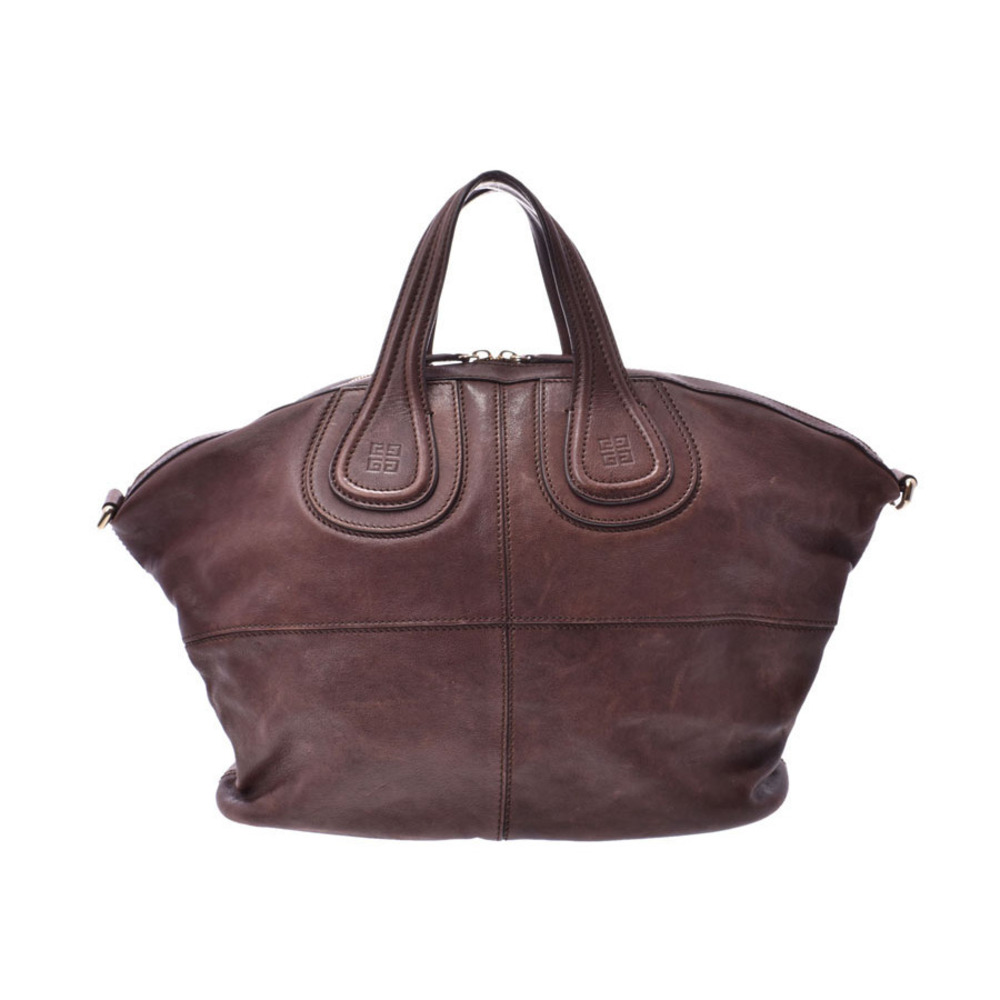 Givenchy Nightingale brown lambskin handbag strap